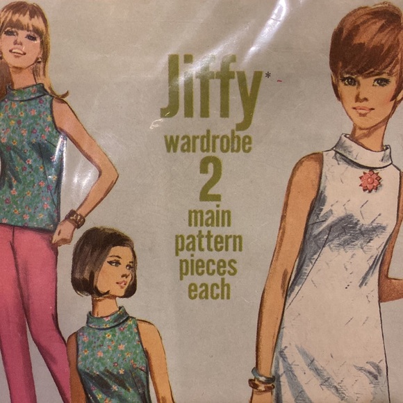 1967 Vintage Simplicity Jiffy Wardrobe Pattern #7104 - Picture 4 of 9